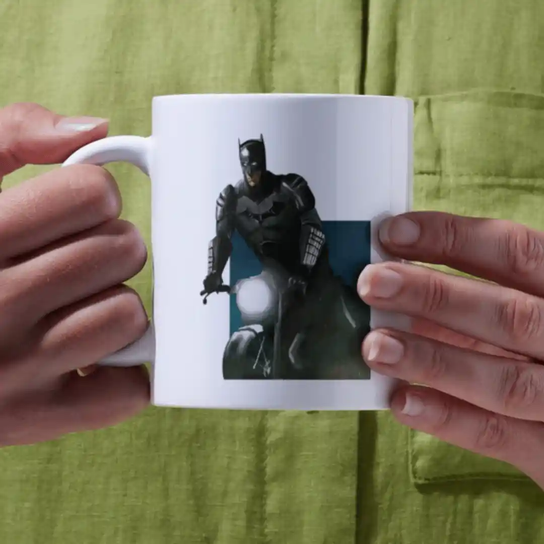 batman on a bike — Mugs