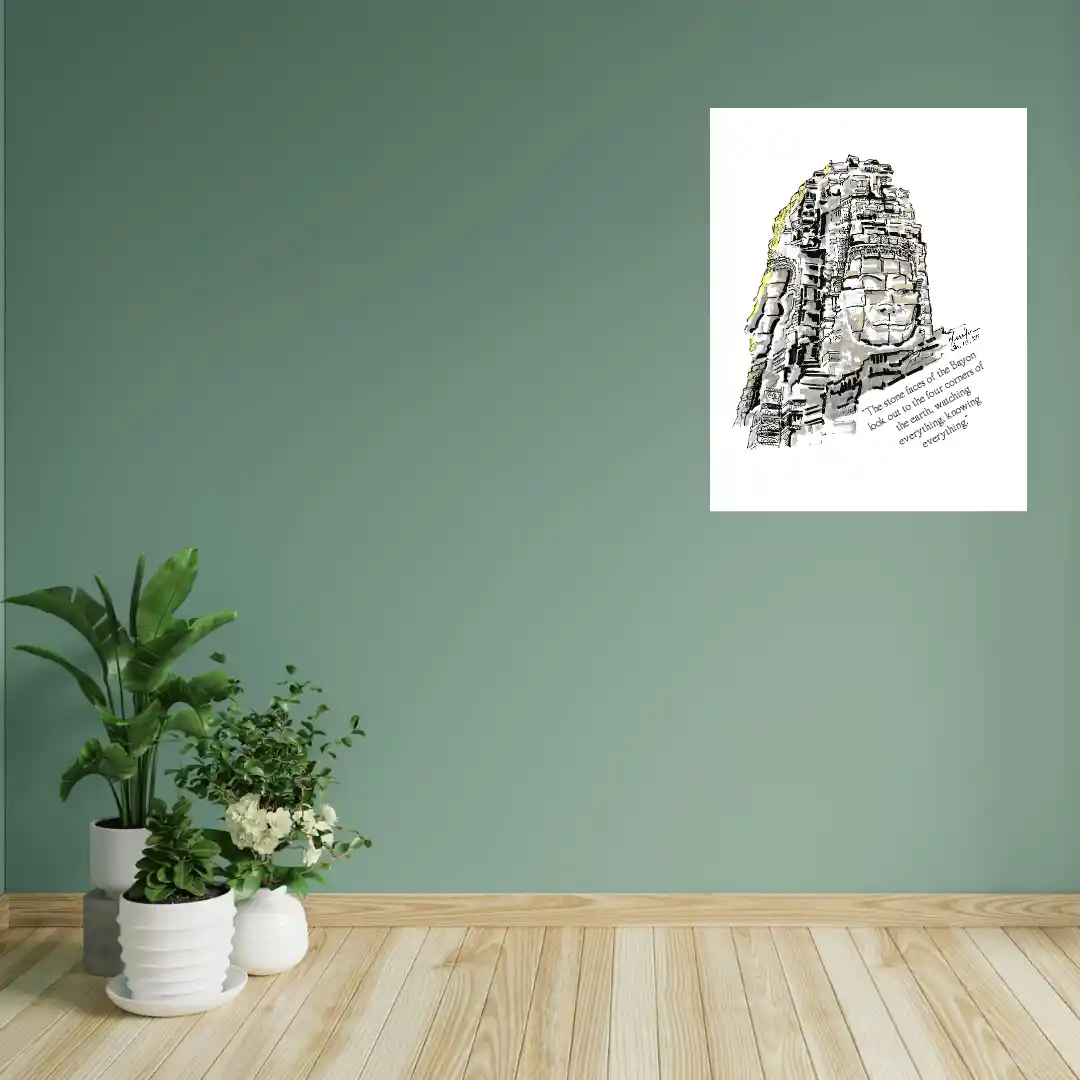 bayon-cambodia — Poster Art Prints