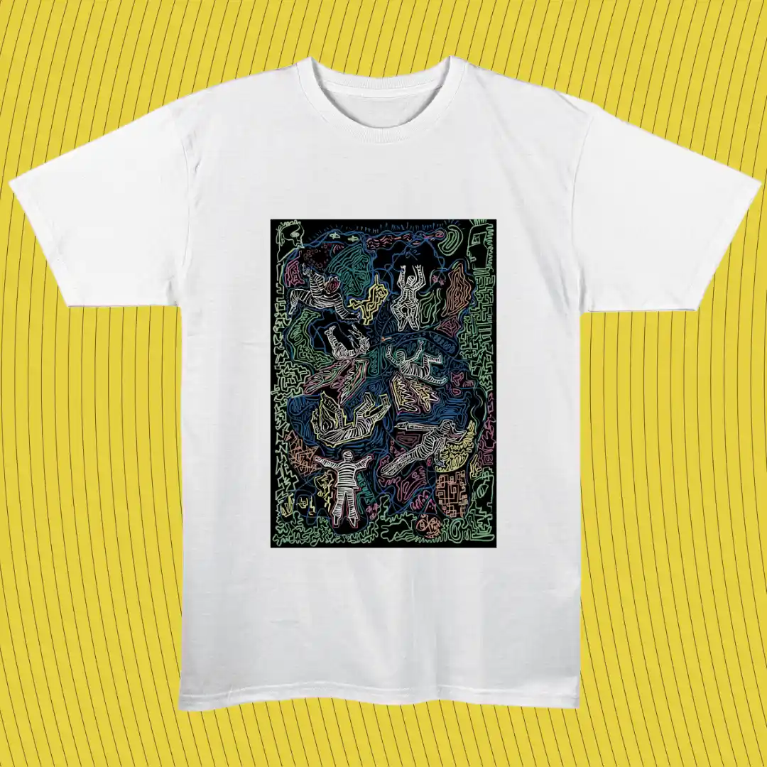 falling poster — T-Shirts