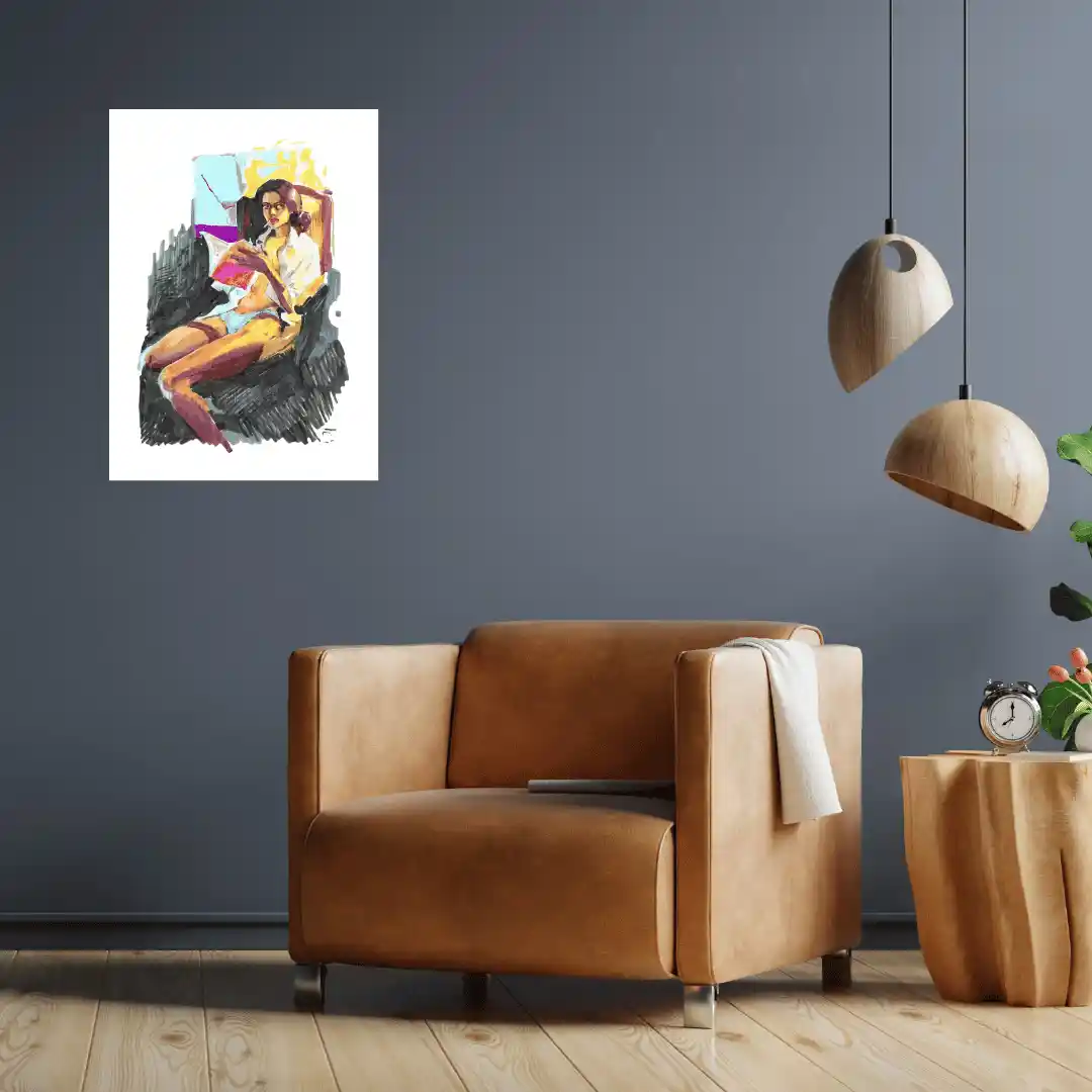 lady muse — Poster Art Prints