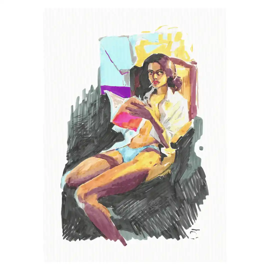 lady muse — Canvas Art Prints