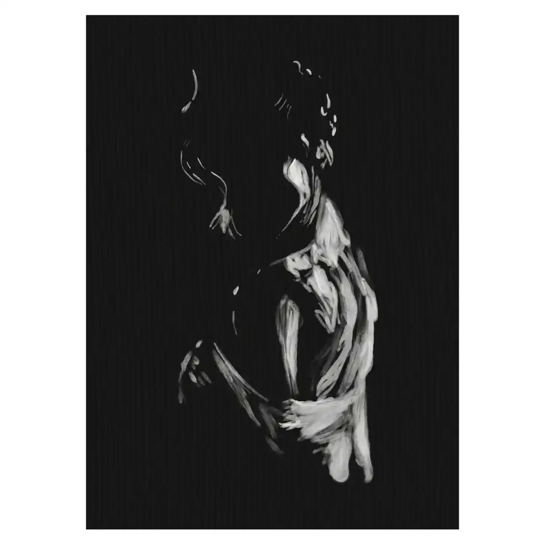 monochrome grace — Poster Art Prints