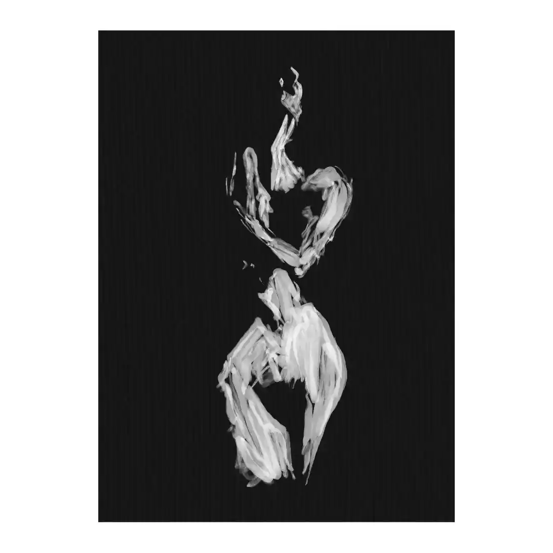 sinful silhouette — Canvas Art Prints