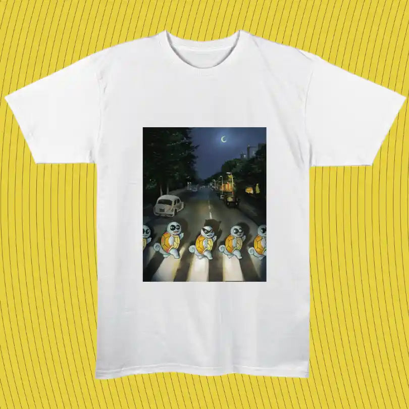 squirtles beatles tribute — T-Shirts