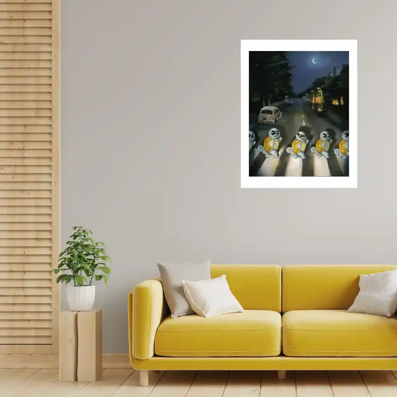 squirtles beatles tribute — Poster Art Prints