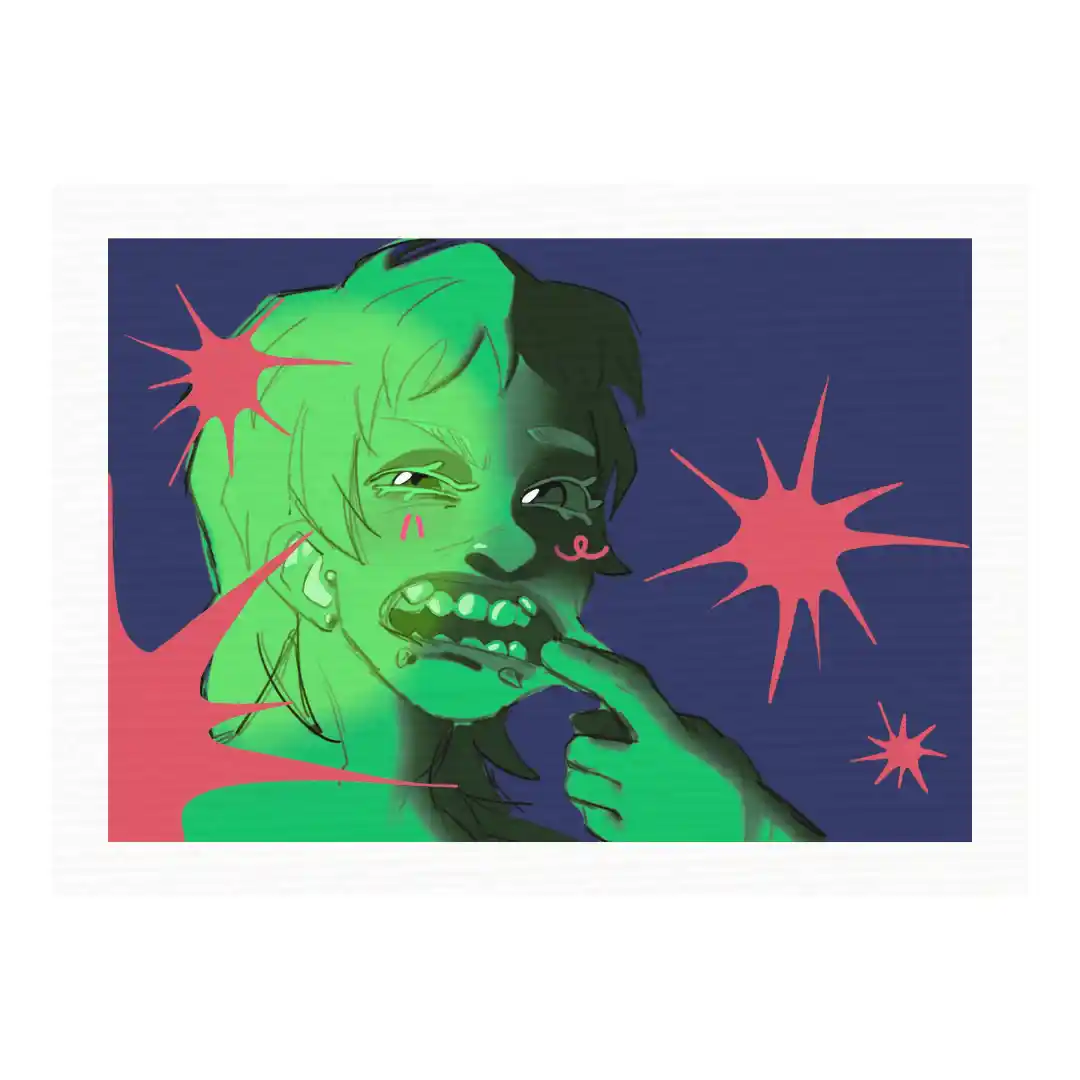starlit goofball — Canvas Art Prints