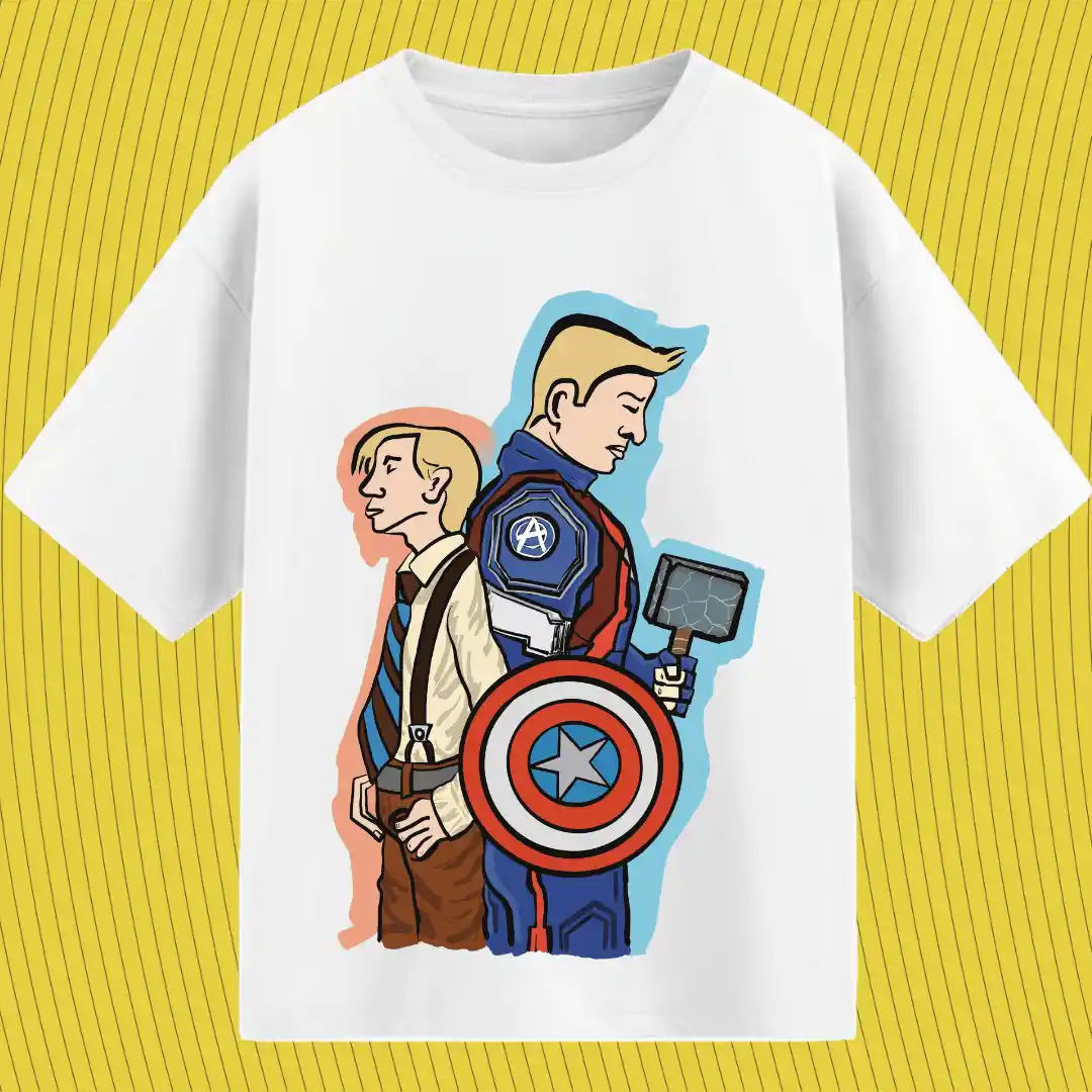 steve rogers — Oversized T-Shirts