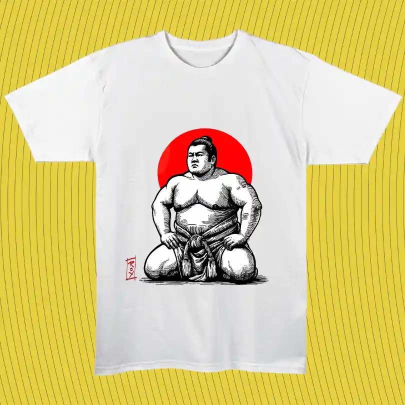 sumo sunset — T-Shirts