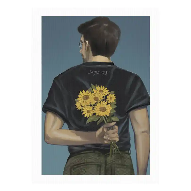 surprise flowers — Canvas Art Prints