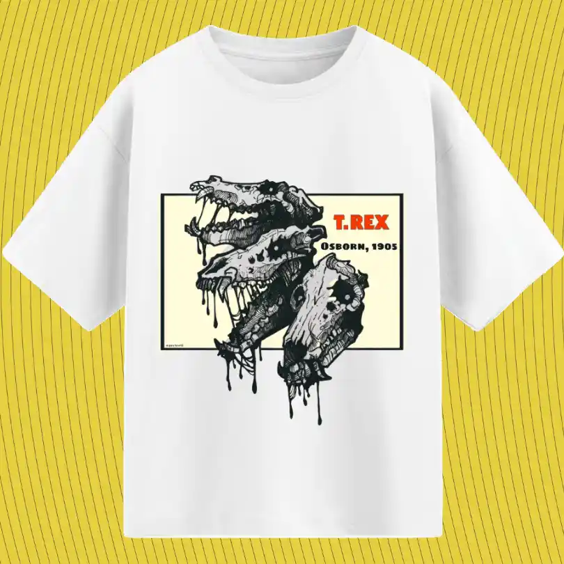 t-rex trio — Oversized T-Shirts