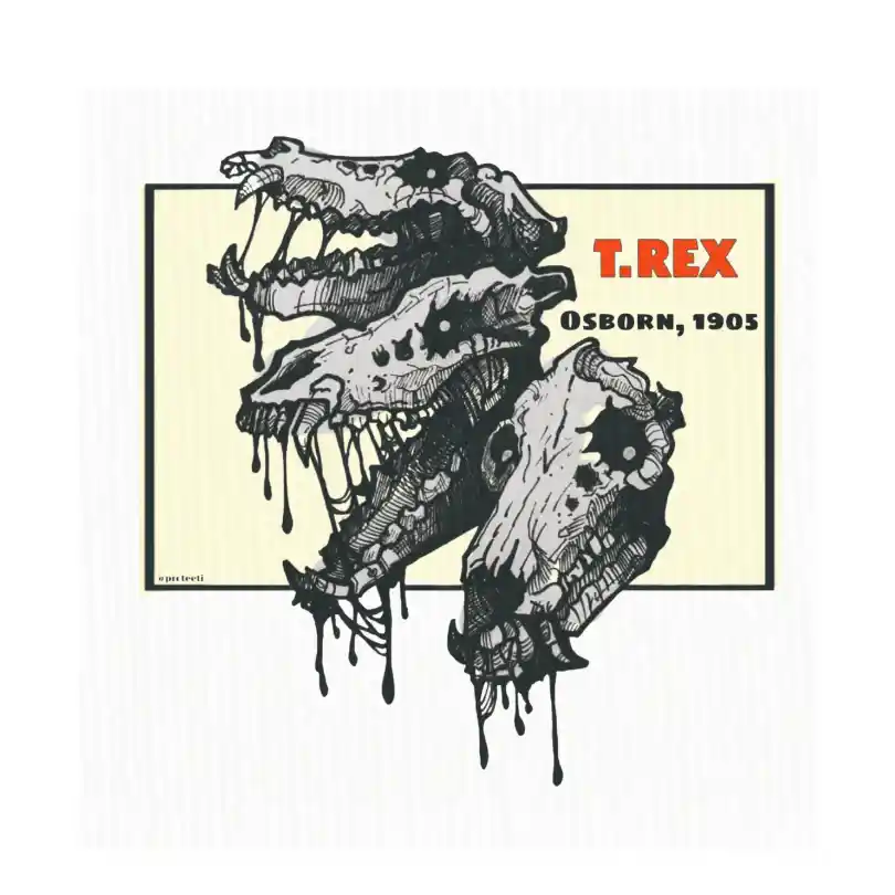 t-rex trio — Canvas Art Prints
