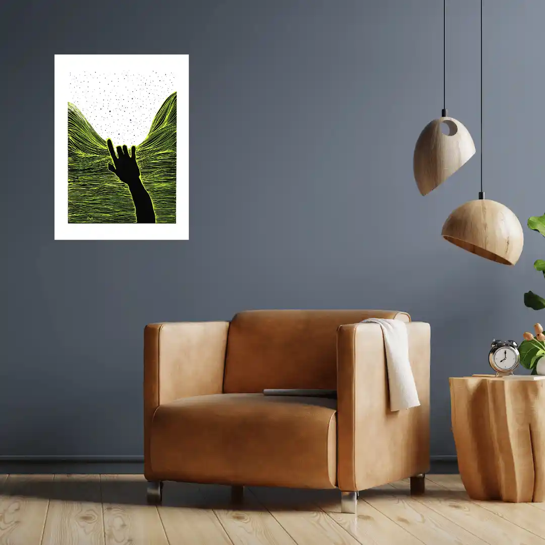 tearing through reality — Poster Art Prints