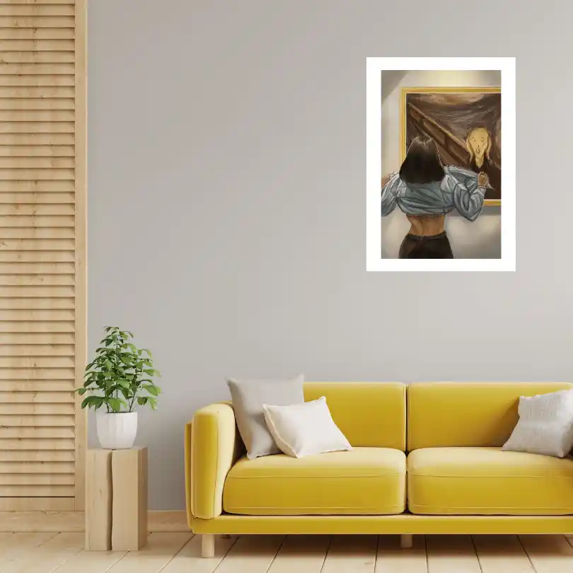 that's why he screamed — Poster Art Prints