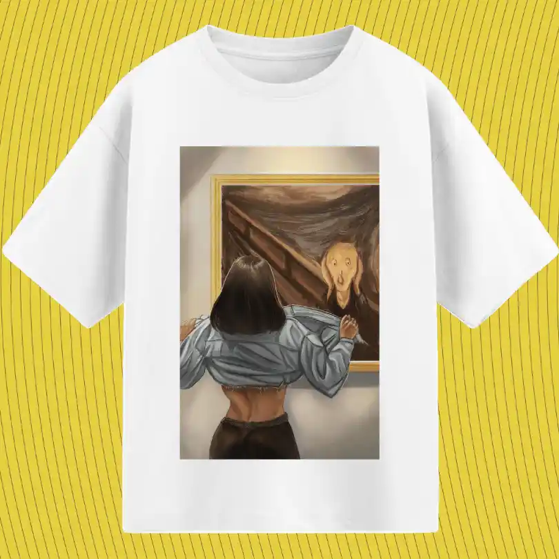 that's why he screamed — Oversized T-Shirts