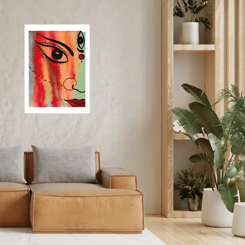 trinetra goddess — Poster Art Prints