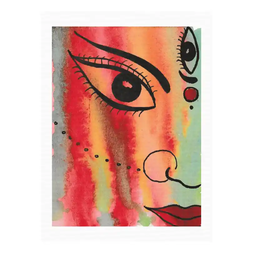 trinetra goddess — Canvas Art Prints