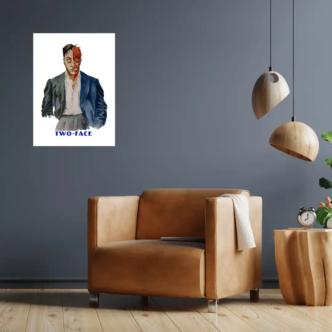 two face — Poster Art Prints