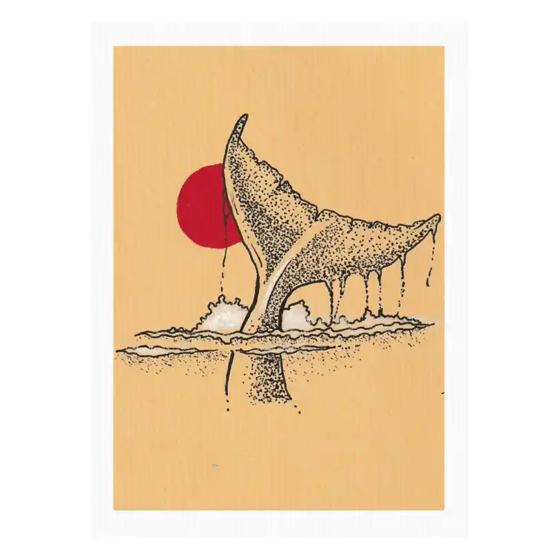 whale breach — Canvas Art Prints