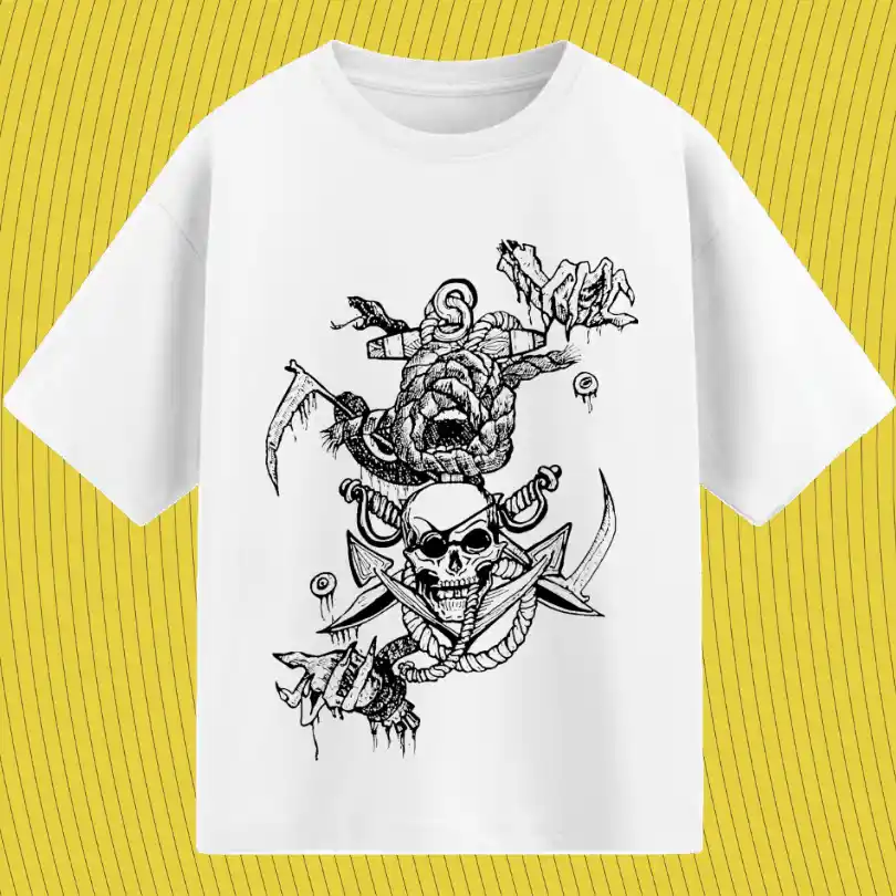yer a pirrate — Oversized T-Shirts