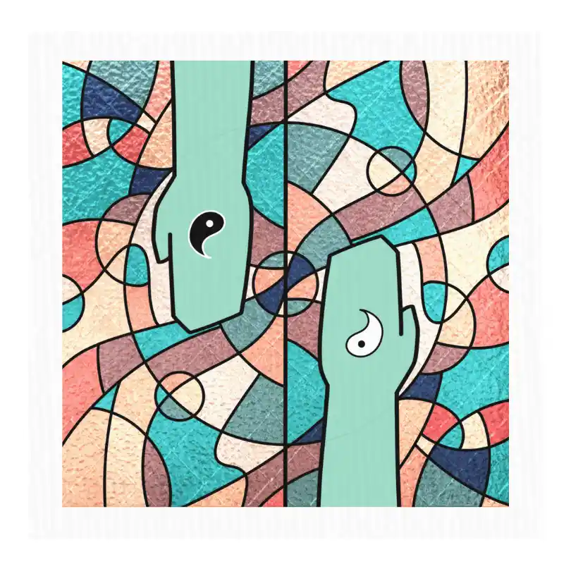 yin yang — Canvas Art Prints
