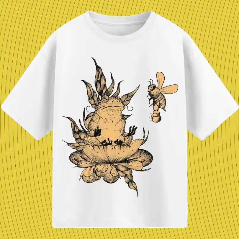 zen frog — Oversized T-Shirts